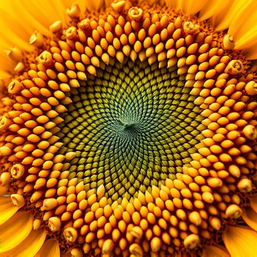 Close-up of sunflower and millet seeds