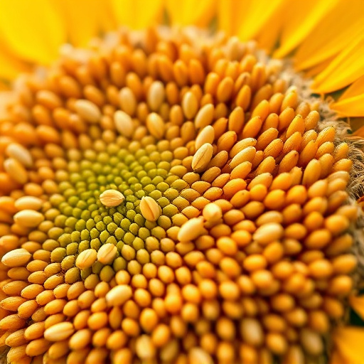 Close-up of sunflower and millet seeds