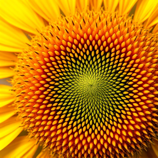 Close-up of sunflower and millet seeds