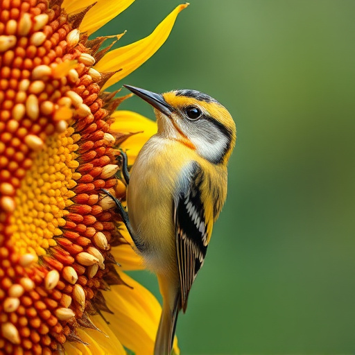 Close-up of sunflower bird seed