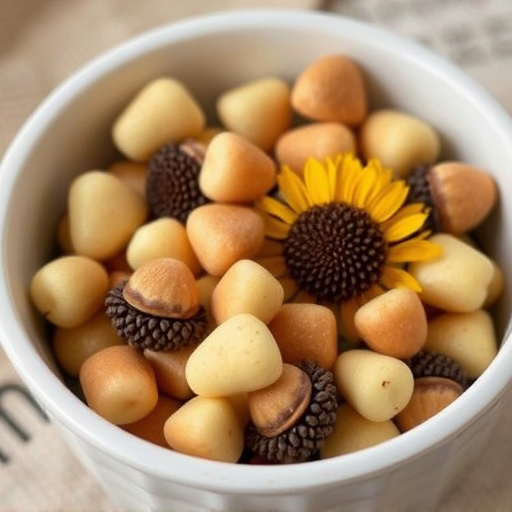 Close-up of sunflower hearts in bowl