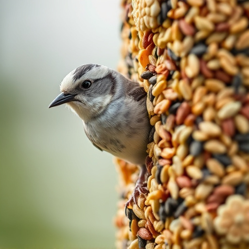 Close-up of wheat-free bird seed mix