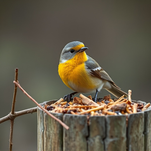 Close-up of wild bird food selection