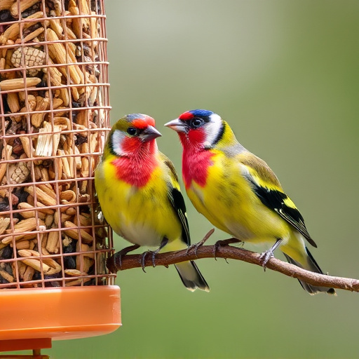 colourful-finches-perched-near-seed-mix-640x480-88077773.jpeg