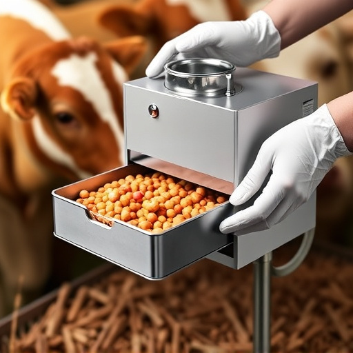 Compact feeder designed for clean feeding