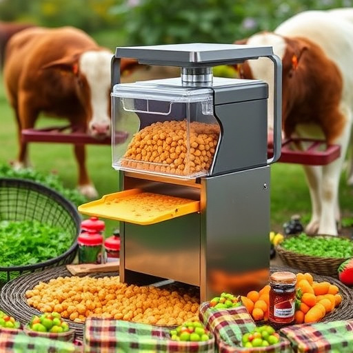 Compact feeder designed for clean feeding