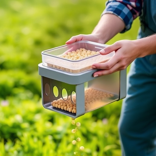 Compact feeder designed for clean feeding