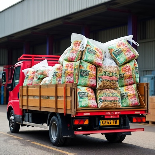 Delivery of bulk bird food supplies