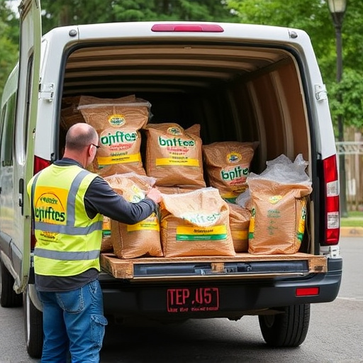 Delivery of bulk bird food supplies