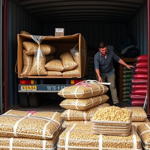 Delivery of bulk bird food supplies