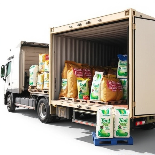 Delivery of bulk bird food supplies