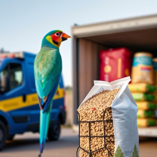 Delivery of bulk bird food supplies