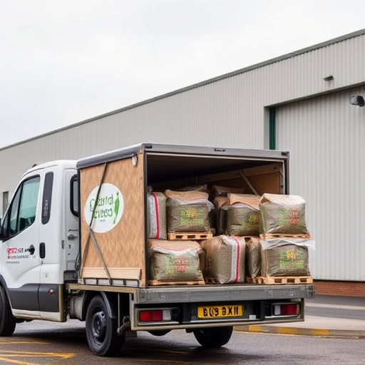Delivery of bulk bird food supplies