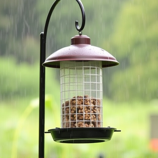 Durable feeder against wind and rain