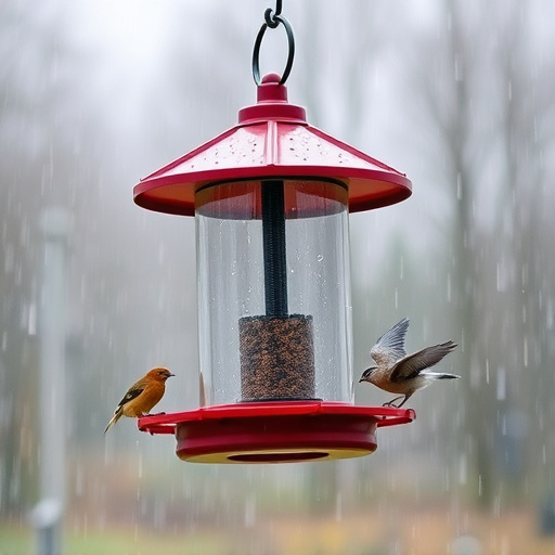 Durable feeder against wind and rain