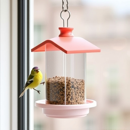 Easy-to-clean window bird feeder design