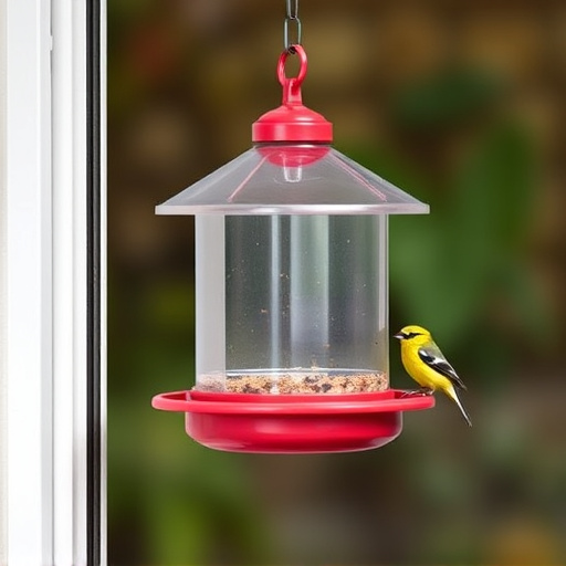 Easy-to-clean window bird feeder design