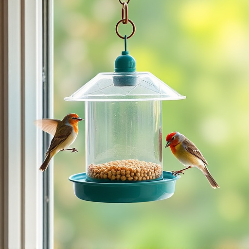 Easy-to-clean window bird feeder design