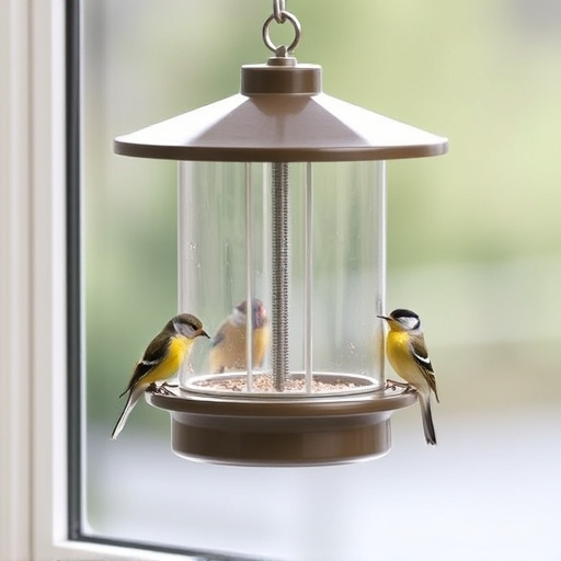 Easy-to-clean window bird feeder design