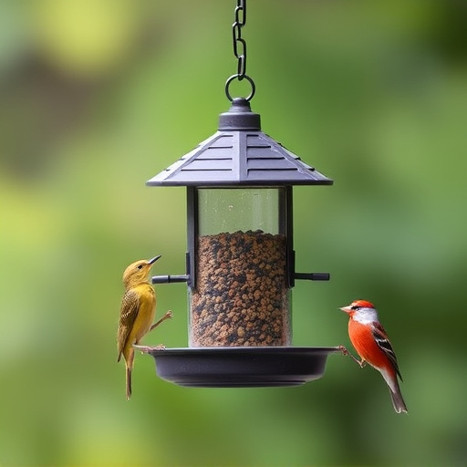 Economical bird feeder for backyard birds