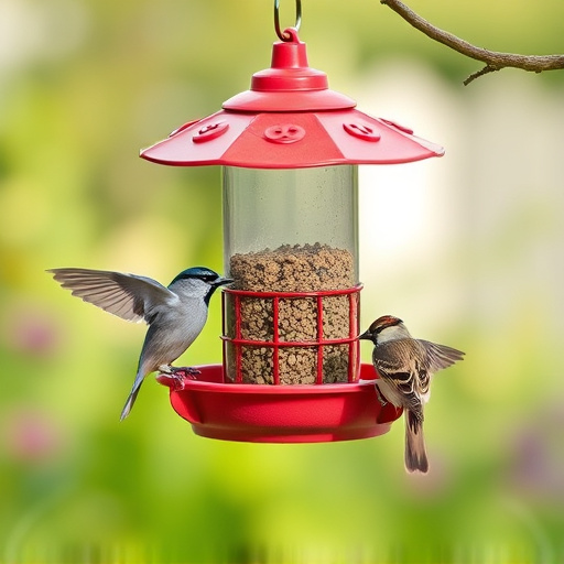 Economical bird feeder for backyard birds