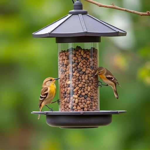 Economical bird feeder for backyard birds