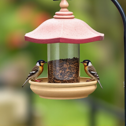 Economical bird feeder for backyard birds