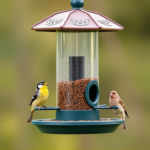 Economical bird feeder for backyard birds
