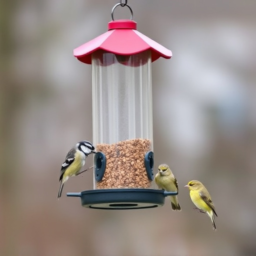 Economical bird feeder for backyard birds