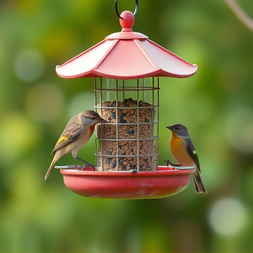 Economical bird feeder for backyard birds