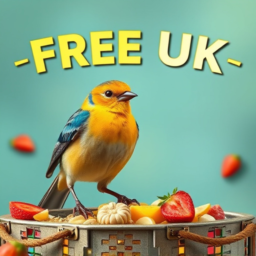 Free UK delivery banner on bird food