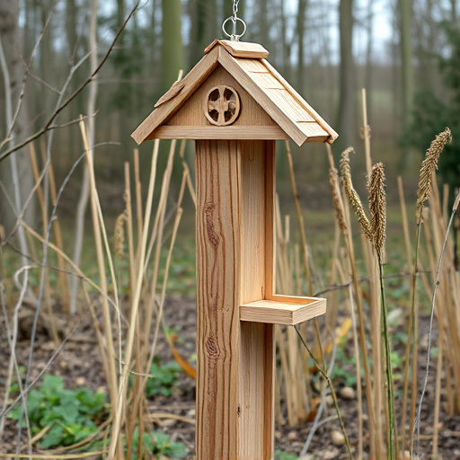 Freestanding station with seed and suet