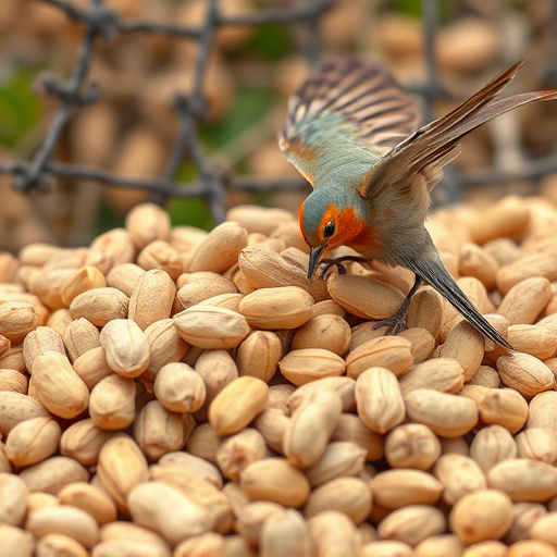Fresh whole peanuts for wild birds