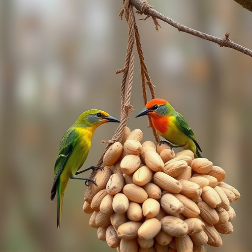 Fresh whole peanuts for wild birds