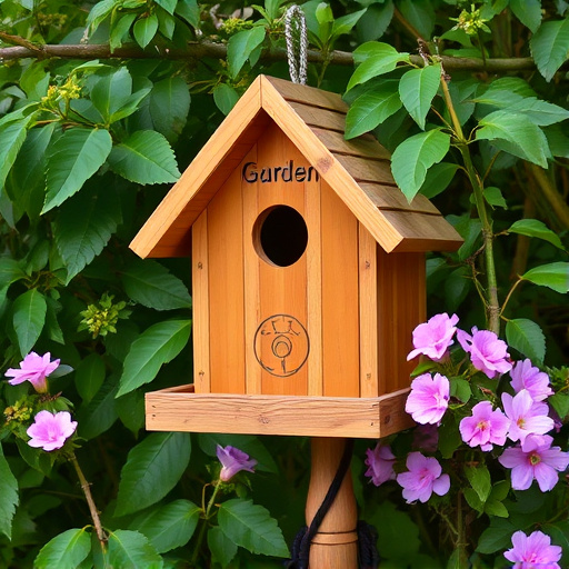 Garden bird box no longer in use
