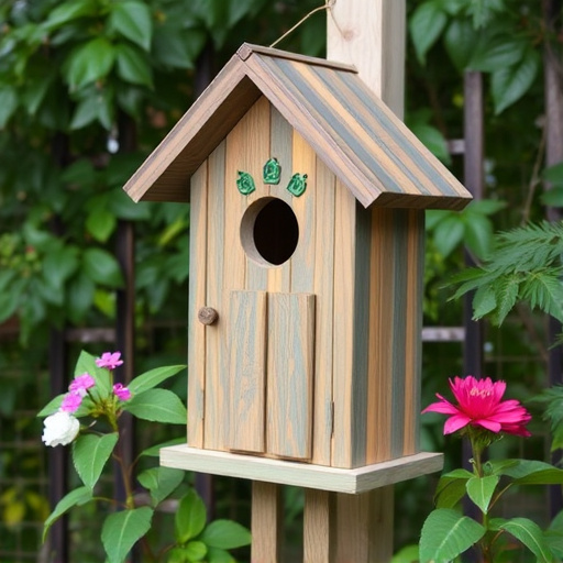 Garden bird box no longer in use