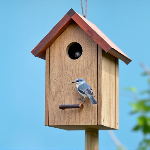 Garden bird box no longer in use
