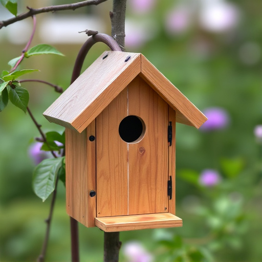 Garden bird box no longer in use