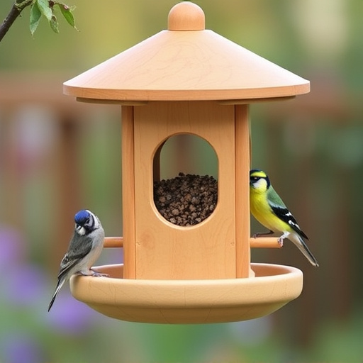 Garden feeder suited for finches, tits