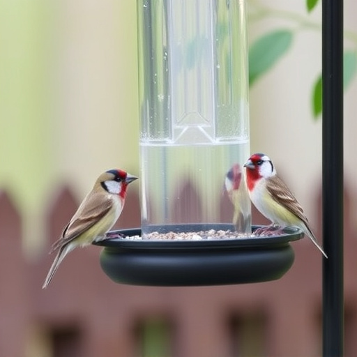 Garden feeder suited for finches, tits