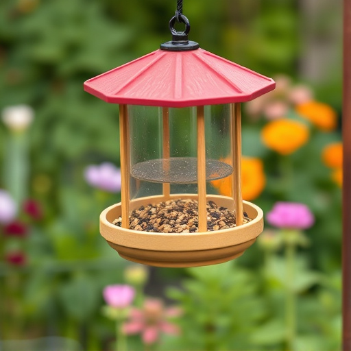 Garden feeder with no-waste seed design