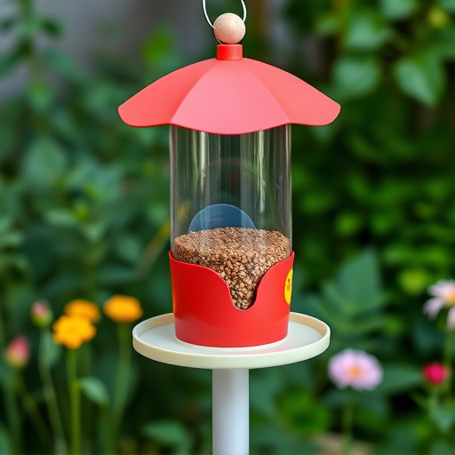 Garden feeder with no-waste seed design