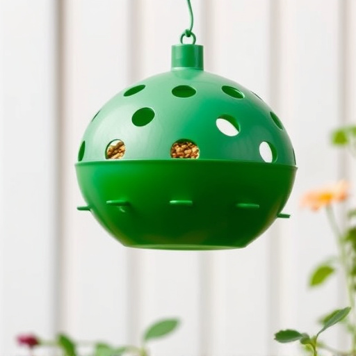 Garden feeder with no-waste seed design