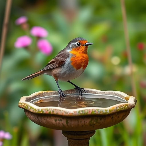 Safe Shallow Bird Baths: Enhance Garden Birds' Haven