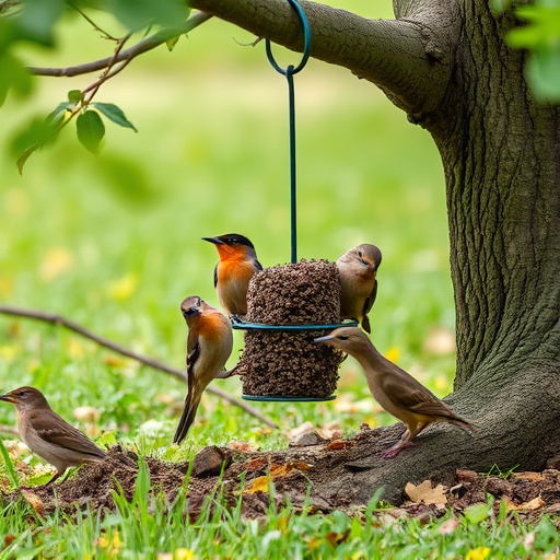 Feed Wild Birds Effortlessly with a Ground Feeder