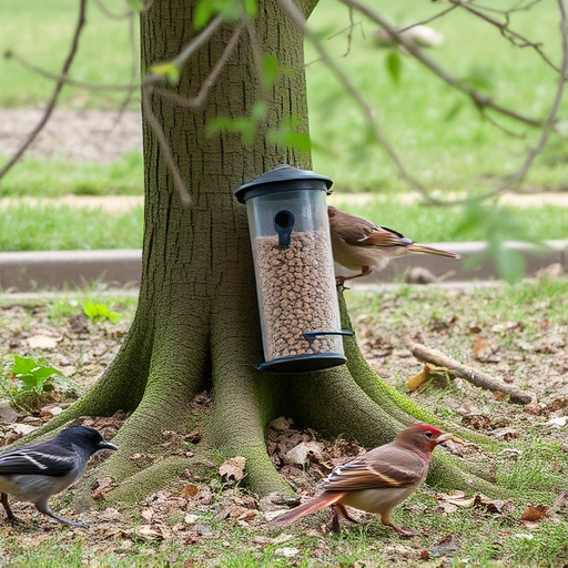 Elevate Your Lawn: Sturdy Ground Bird Feeder Guide
