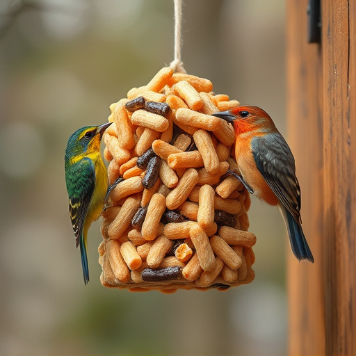 Crafting Seasonal Bird Suet Pellets with Mealworms