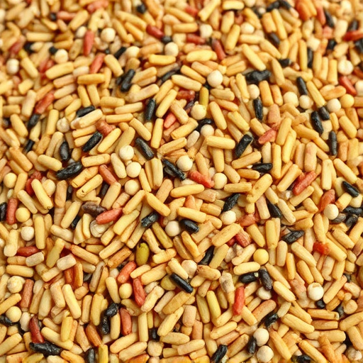 Heap of assorted bird seed mix