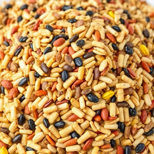 Heap of assorted bird seed mix