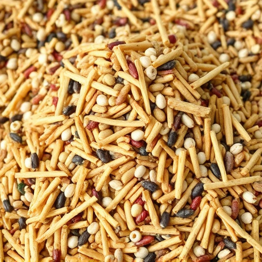 Heap of assorted bird seed mix